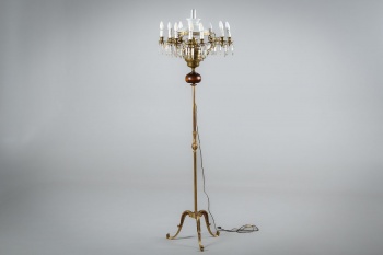Антикварный латунный торшер на много свечей код.&nbsp;RM4165139
