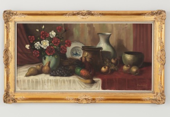 Старинный натюрморт с цветами код. RM4164871