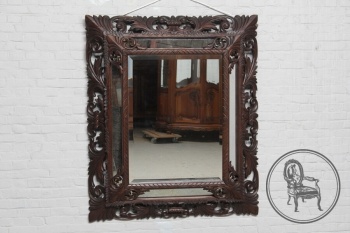 Антикварное настенное зеркало в резной раме код.&nbsp;BE4165678