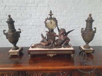 Старинный каминный набор с изображением мифологической богини код. BE4161612