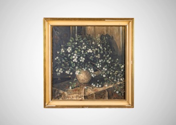 Старинная картина с букетом код.&nbsp;RM4166092