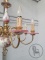 Старинная фарфоровая люстра с латунными рожками код. BE4165437 фото 6