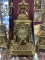 Старинные каминный гарнитур: часы с позолотой и канделябры (2 шт.) код. LG409 фото 2