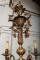 Антикварная бронзовая люстра с растительным орнаментом код. BE107074 фото 4