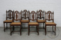 Антикварный стол и стулья (6 шт.) код. BE61173 фото 1