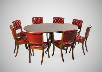 Старинный английский комплект мебели для столовой из красного дерева код.&nbsp;RM4166102