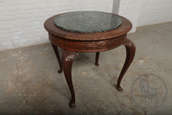 Антикварный дубовый кофейный столик в стиле Чиппендейл код. BE107166