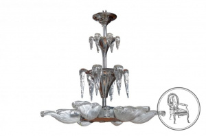 картинка Антикварная люстра салоне старинных вещей "Шебби" являющийся официальным дистрибьютором в России и Беларуси