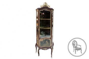 Антикварная витрина с бронзовой короной код. VS3189