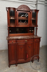 Старинный буфет с зеркалом и мраморной столешницей код. BE88574