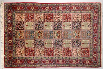 Старинный ковер из шерсти и хлопка код. RM4133606