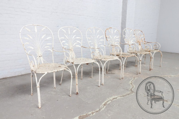 Антикварные садовые стулья (6 шт.) код. BE23727