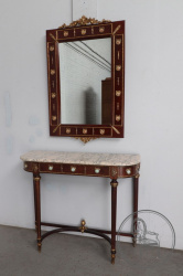 Старинный консольный столик и зеркало код. BE40988