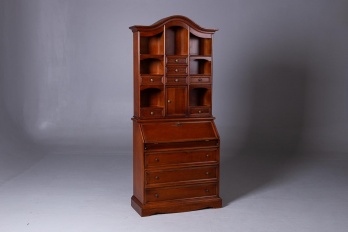 Старинный высокий секретер из красного дерева код. RM4101178