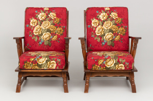 картинка Старинное кресло (2 шт.) салоне старинных вещей "Шебби" являющийся официальным дистрибьютором в России и Беларуси