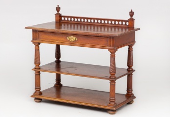 Антикварная консоль в резными колоннами код. RM4100513